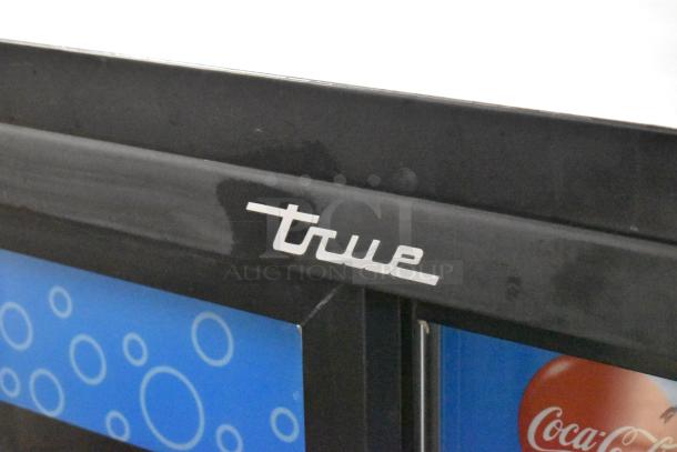 2018 True GDM-41SL-48-HC-LD Metal Commercial 2 Door Reach In Cooler Merchandiser w/ Poly Coated Racks. 115 Volts, 1 Phase. - Image 2 of 6