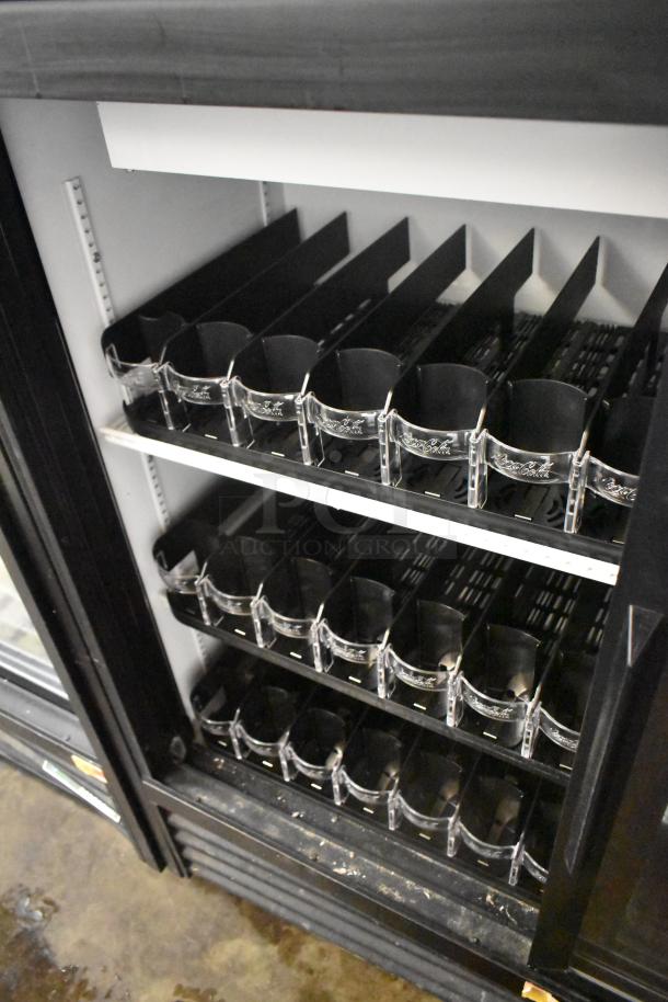 2018 True GDM-41SL-48-HC-LD Metal Commercial 2 Door Reach In Cooler Merchandiser w/ Poly Coated Racks. 115 Volts, 1 Phase. - Image 4 of 6