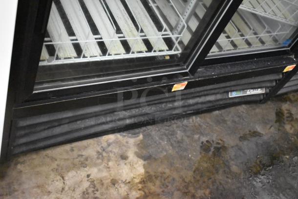 2018 True GDM-41SL-48-HC-LD Metal Commercial 2 Door Reach In Cooler Merchandiser w/ Poly Coated Racks. 115 Volts, 1 Phase. - Image 3 of 8