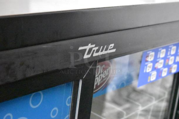 2018 True GDM-41SL-48-HC-LD Metal Commercial 2 Door Reach In Cooler Merchandiser w/ Poly Coated Racks. 115 Volts, 1 Phase. - Image 4 of 8