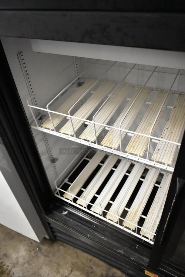 2018 True GDM-41SL-48-HC-LD Metal Commercial 2 Door Reach In Cooler Merchandiser w/ Poly Coated Racks. 115 Volts, 1 Phase. - Image 6 of 8