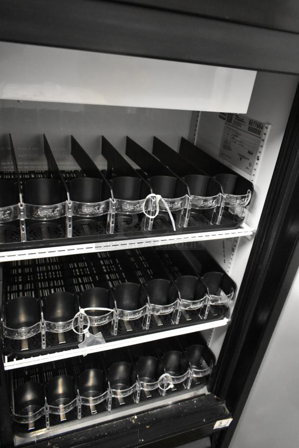 2017 True GDM-41SL-48-HC-LD Metal Commercial 2 Door Reach In Cooler Merchandiser w/ Poly Coated Racks. 115 Volts, 1 Phase. - Image 4 of 7