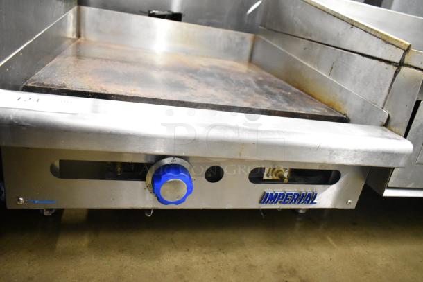 Imperial Stainless Steel Commercial Countertop Flat Top Griddle. - Image 4 of 5