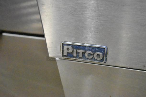 2017 Pitco Frialator SG14 Stainless Steel Commercial Floor Style Natural Gas Powered Deep Fat Fryer on Commercial Casters. 110,000 BTU. - Image 5 of 10