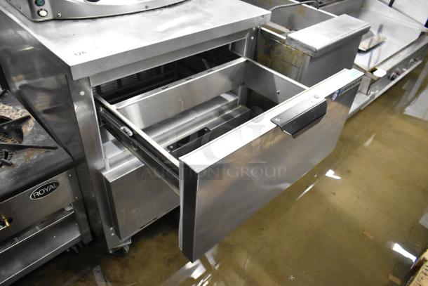 Beverage Air WTRD27AHC-2 Stainless Steel Commercial 2 Drawer Undercounter Cooler on Commercial Casters. 115 Volts, 1 Phase. - Image 6 of 9