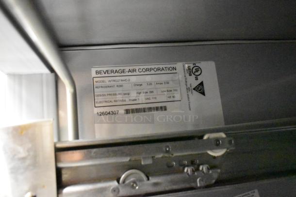 Beverage Air WTRD27AHC-2 Stainless Steel Commercial 2 Drawer Undercounter Cooler on Commercial Casters. 115 Volts, 1 Phase. - Image 9 of 9