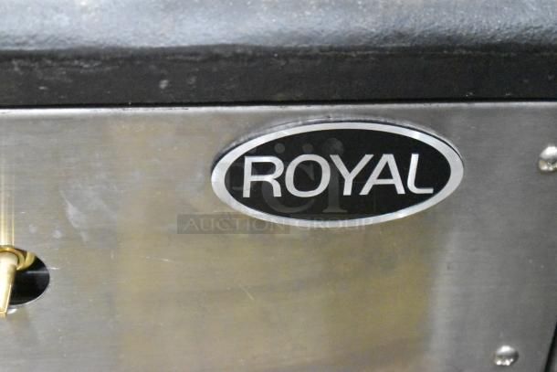 Royal RSP-18 Stainless Steel Commercial Natural Gas Powered Single Burner Stock Pot Range on Commercial Casters. - Image 2 of 8