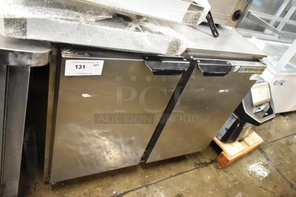 Beverage Air UCR36A Stainless Steel Commercial 2 Door Undercounter Cooler. 115 Volts, 1 Phase. - Image 1 of 7