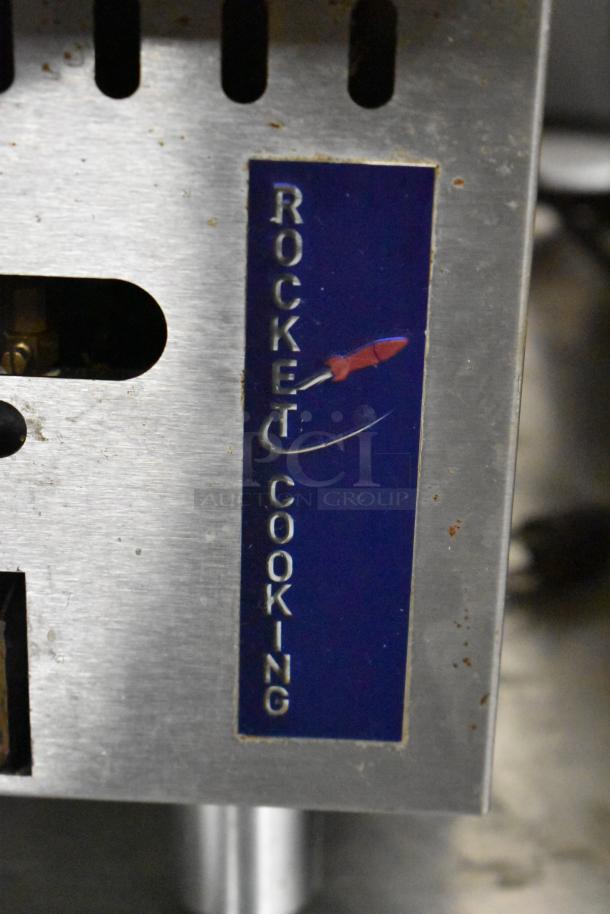 Rocket Cooking RCPCB18G-CT Stainless Steel Commercial Countertop Natural Gas Powered Charbroiler Grill. - Image 2 of 7