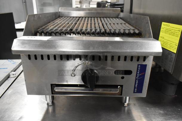 Rocket Cooking RCPCB18G-CT Stainless Steel Commercial Countertop Natural Gas Powered Charbroiler Grill. - Image 3 of 7