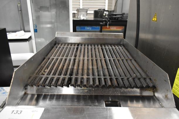 Rocket Cooking RCPCB18G-CT Stainless Steel Commercial Countertop Natural Gas Powered Charbroiler Grill. - Image 4 of 7