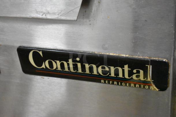 2018 Continental CRA68 Stainless Steel Commercial 3 Door Undercounter Cooler on Commercial Casters. 115 Volts, 1 Phase. - Image 4 of 8