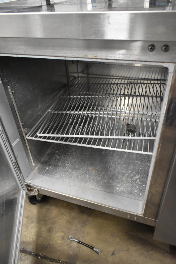 2018 Continental CRA68 Stainless Steel Commercial 3 Door Undercounter Cooler on Commercial Casters. 115 Volts, 1 Phase. - Image 5 of 8