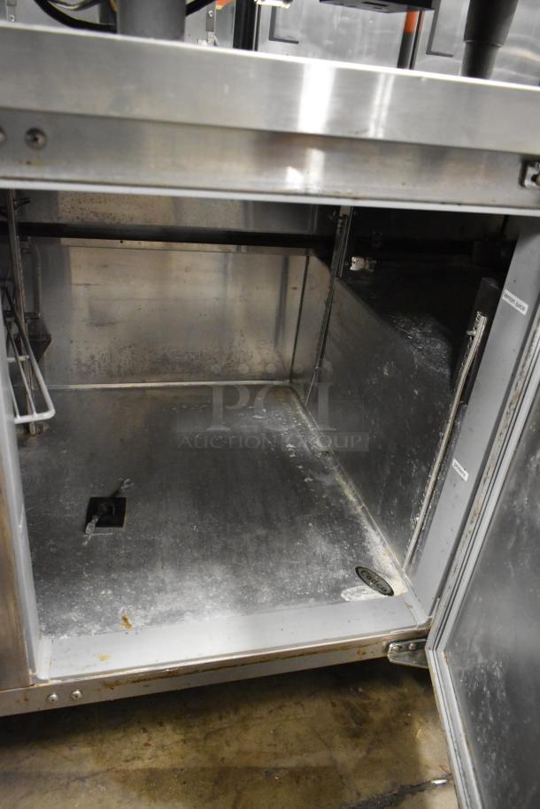 2018 Continental CRA68 Stainless Steel Commercial 3 Door Undercounter Cooler on Commercial Casters. 115 Volts, 1 Phase. - Image 6 of 8