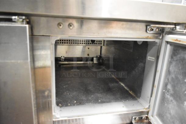2018 Continental CRA68 Stainless Steel Commercial 3 Door Undercounter Cooler on Commercial Casters. 115 Volts, 1 Phase. - Image 7 of 8