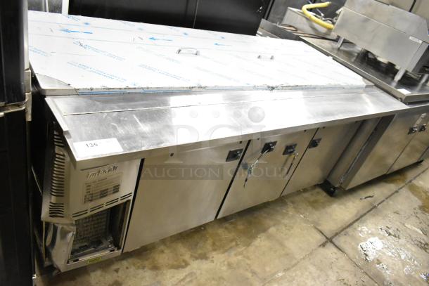 Turbo Air JBT-72-N Stainless Steel Commercial Prep Table on Commercial Casters. 115 Volts, 1 Phase. - Image 1 of 10
