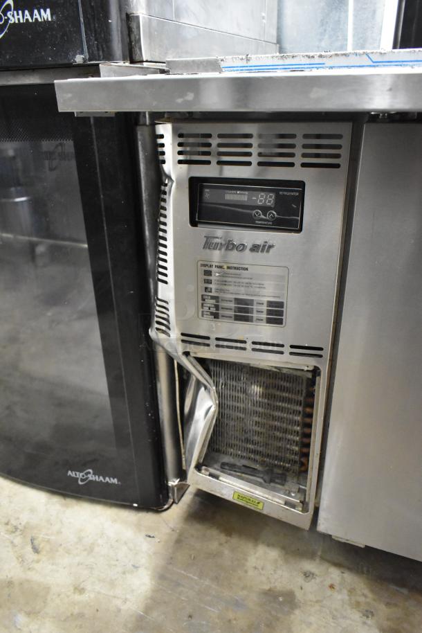 Turbo Air JBT-72-N Stainless Steel Commercial Prep Table on Commercial Casters. 115 Volts, 1 Phase. - Image 4 of 10