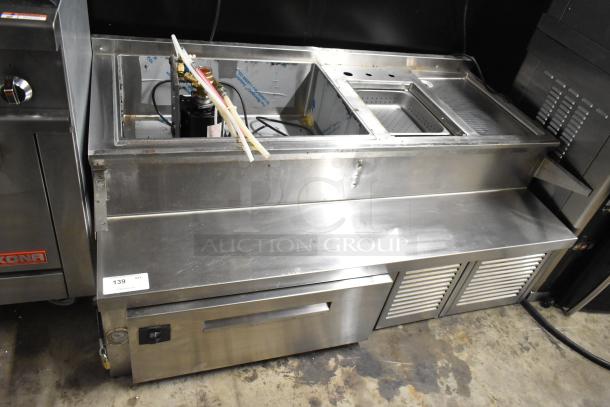 Infinity IOS-60-M Stainless Steel Commercial Prep Table w/ Drawer. 115 Volts, 1 Phase. - Image 1 of 9