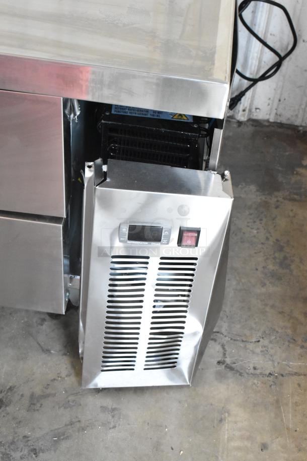 BRAND NEW SCRATCH AND DENT! 2024 KoolMore SY-247054 Stainless Steel Commercial 2 Drawer Chef Base on Commercial Casters. 115 Volts, 1 Phase. - Image 2 of 10