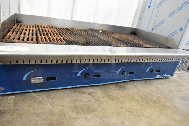 Blue Flame Stainless Steel Commercial Countertop Gas Powered Charbroiler Grill. - Image 5 of 7