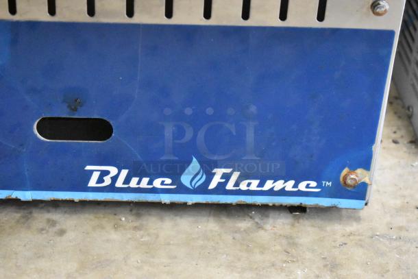 Blue Flame Stainless Steel Commercial Countertop Gas Powered Charbroiler Grill. - Image 6 of 7