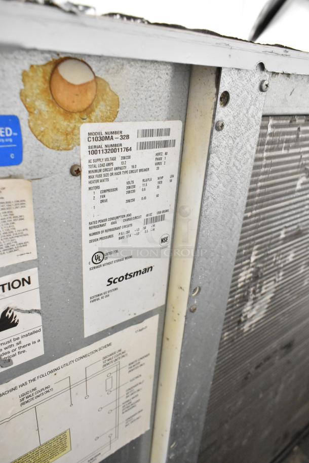 Scotsman C1030MA-32B Stainless Steel Commercial Ice Head. 208/230 Volts, 1 Phase. - Image 6 of 6