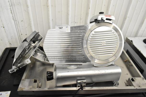 Avantco 177SL312 Metal Commercial Countertop Meat Slicer w/ Blade Sharpener. 115 Volts, 1 Phase. - Image 1 of 15