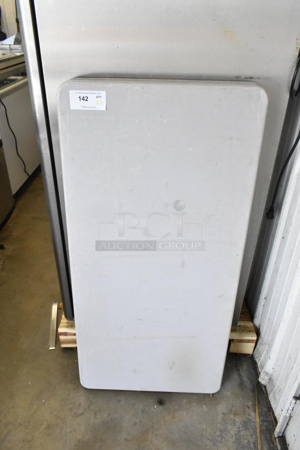 2 Folding Tables. 2 Times Your Bid! - Image 2 of 6