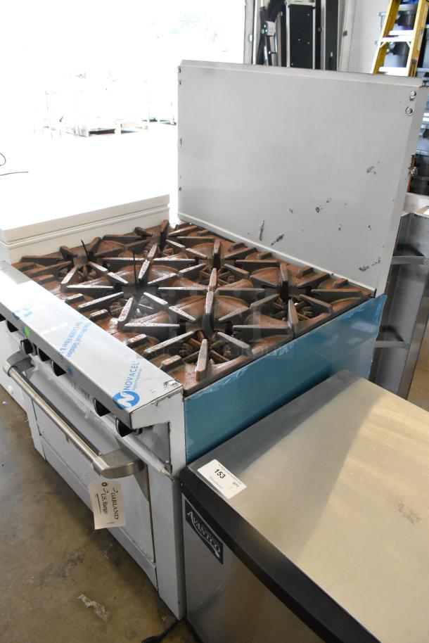 BRAND NEW SCRATCH AND DENT! 2025 Garland G36-6R Stainless Steel Commercial Natural Gas Powered 6 Burner 36" Range with Standard Oven - 236,000 BTU - Image 2 of 9