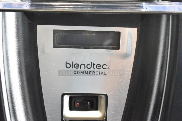 Blendtec ICB5/ABC5 blender, new scratch and dent, with sound enclosure, stainless steel finish, 120V, 1 phase, commercial series.