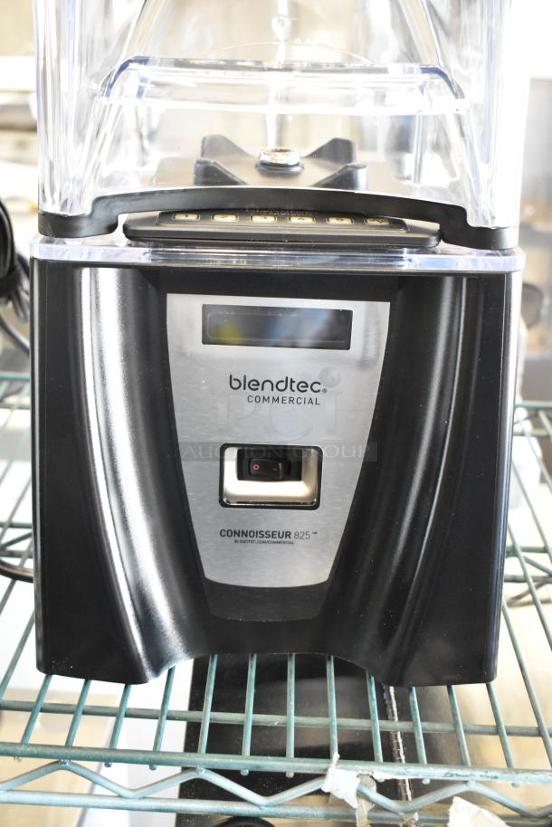 Brand new Blendtec ICB5/ABC5 blender with sound enclosure, 120V, 1 Phase, features Connoisseur 825 display, slight scratches.