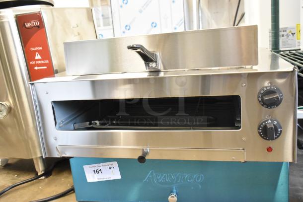BRAND NEW SCRATCH AND DENT! Avantco 177CPO16TS Stainless Steel Countertop Pizza / Snack Oven with Adjustable Thermostatic Control. 120 Volts, 1 Phase. - Image 6 of 8
