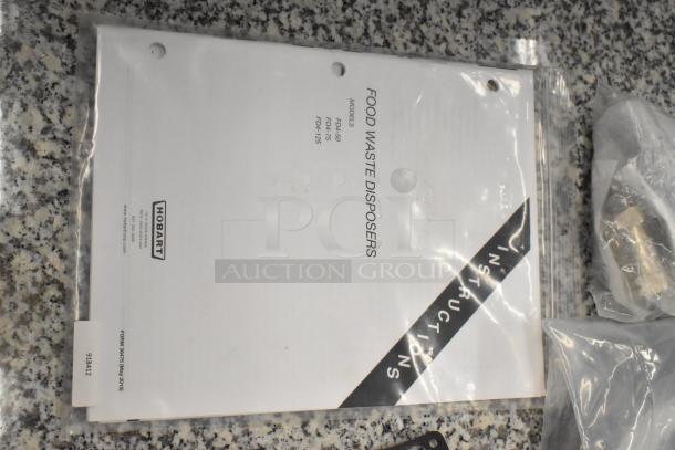 BRAND NEW SCRATCH AND DENT! Hobart Garbage Disposal. 208-230 Volts. - Image 4 of 10