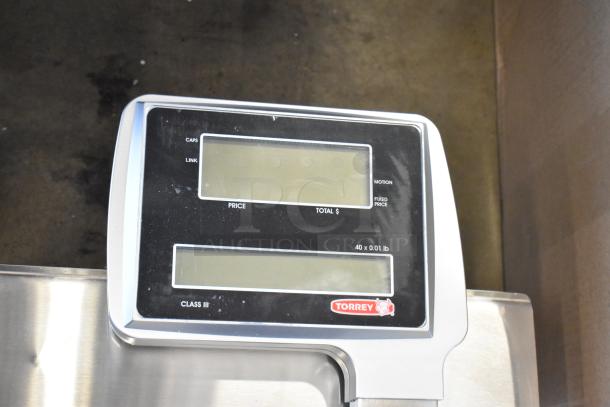 BRAND NEW SCRATCH AND DENT! Torrey W-LABEL40L 40 lb. WiFi Price Computing Scale with Thermal Label Printer, - Image 4 of 9