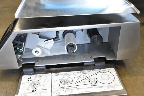 BRAND NEW SCRATCH AND DENT! Torrey W-LABEL40L 40 lb. WiFi Price Computing Scale with Thermal Label Printer, - Image 7 of 9