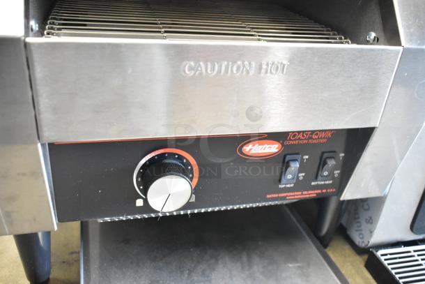 BRAND NEW SCRATCH AND DENT! Hatco TQ-10 Stainless Steel Toast Qwik Conveyor Toaster - 2" Opening. 120 Volts, 1 Phase. - Image 4 of 7