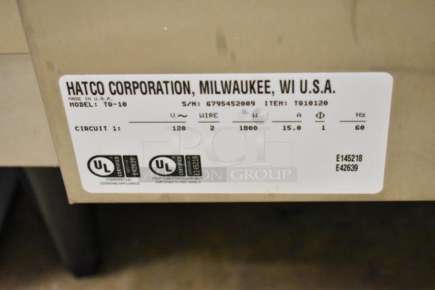 BRAND NEW SCRATCH AND DENT! Hatco TQ-10 Stainless Steel Toast Qwik Conveyor Toaster - 2" Opening. 120 Volts, 1 Phase. - Image 7 of 7