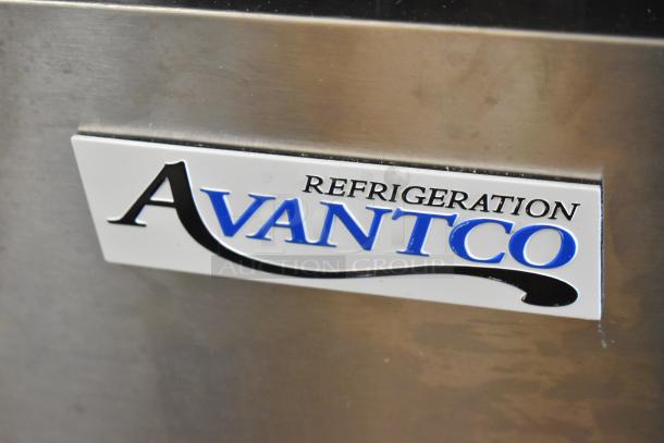 BRAND NEW SCRATCH AND DENT! 2024 Avantco 178APT48HC Stainless Steel Commercial Sandwich Salad Prep Table Bain Marie Mega Top on Commercial Casters. 115 Volts, 1 Phase. - Image 3 of 10