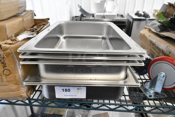 4 BRAND NEW SCRATCH AND DENT! Choice 922WATRPNFUL 4" Deep Full Size Water Pan. 4 Times Your Bid! - Image 1 of 5
