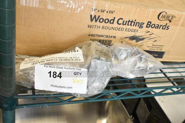 2 BRAND NEW SCRATCH AND DENT! Items Including 554BSG12AUGR Backyard Pro Butcher Series #12 Grinder Auger for BSG12 Meat Grinder and Garde 181COBASE1SS Stainless Steel Heavy Duty Manual Can Opener Base. 2 Times Your Bid! - Image 2 of 7