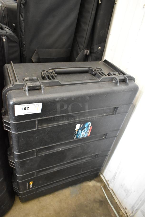 Hard Black Case w/ Contents Including Canon Camera Body, Wires - Image 1 of 14