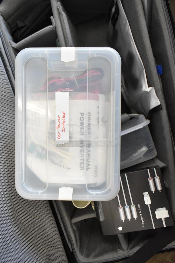 Basecamr Case w/ Contents Including Pelican Screen Protector, Power Converters - Image 9 of 16