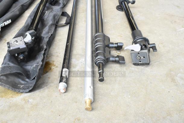 Various Tripod Pieces in Soft Case. - Image 4 of 11