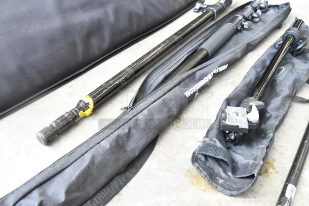 Various Tripod Pieces in Soft Case. - Image 5 of 11