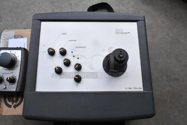 Ditogear TRI-B-210 Motion Control Slider with control panel, knobs for speed, damping, calibration. Serial No: TRI-B-210.