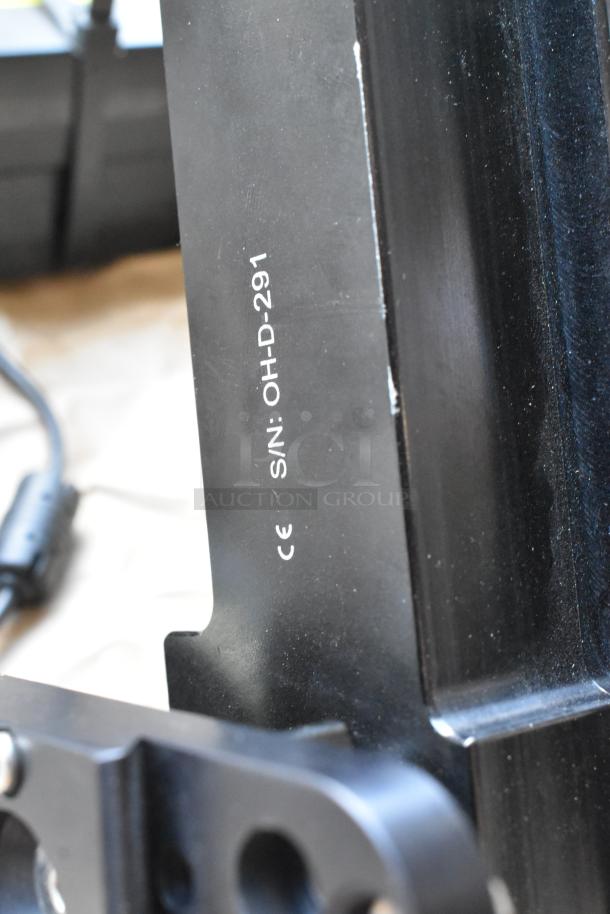 Ditogear Omnihead Unit with Nucleus Wireless Lens System, showing serial number OH-D-291 on black metal frame.