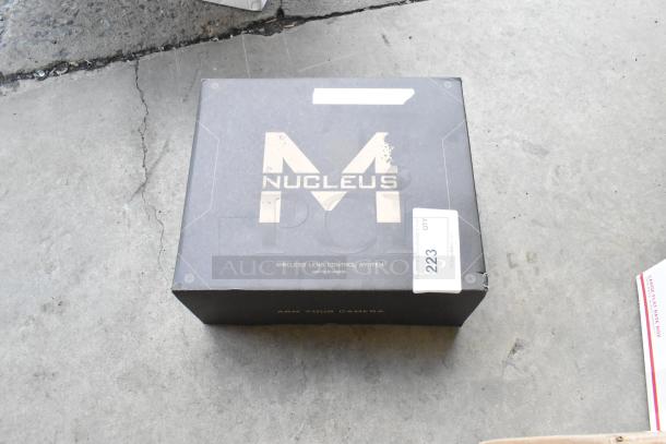 Ditogear Omnihead Unit with Nucleus Wireless Lens Control System, boxed, good condition. Box features "Nucleus" branding.