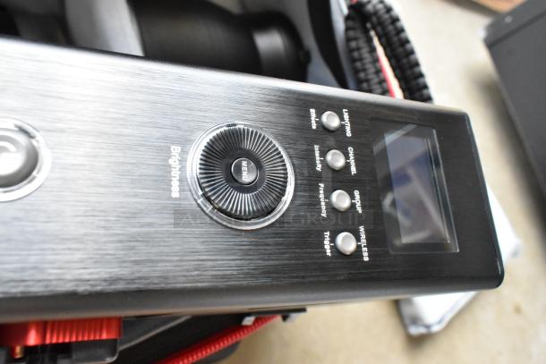 Aputure 300 II Daylight Monolight with control panel, labeled dials, and screen; housed in a protective case.