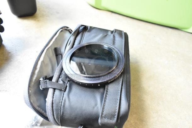 ALL ONE MONEY! Lot: Includes Sekonic L-758 Digital Master, P-V212 Mount Adapter, V Mount Plate, Frotto 396B-2, in poly bin.