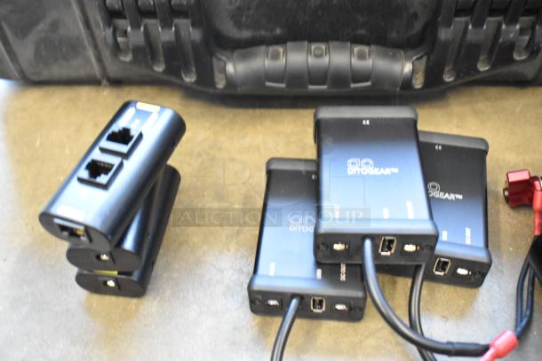 Lot of Ditogear Unit, 3 Ditogear Modules, 2 LensDrives, Sony Controller in hard case. Ideal for advanced control systems.
